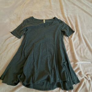 LuLaRoe Charcoal Short Sleeve Top